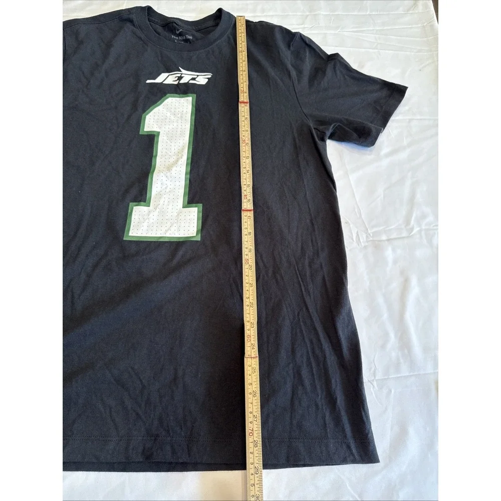 New York Jets Sauce Gardner #1 T-Shirt Nike Men's Sz M Black